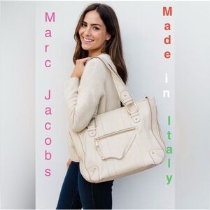 Marc Jacobs Venetia | Made in Italy 🇮🇹 | Leather Tote Bag with Structured Design